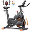 Toputure 2026 Toputure Cyclette da Casa con App, Cyclette per Casa con Resisten Arancione
