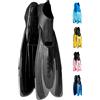 CRESSI Agua Pinne a Scarpetta Leggere per Snork 41/42 Nero / puro piacere Single
