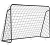 SONGMICS Porta da Calcio per Bambini, di Assemblaggio Vel 215 x 76 x 150 cm Nero