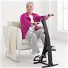 BAKAJI Pedaliera Allenamento Braccia Gambe Cyclette Cycle Bi Dual Cycle Cyclette