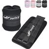 JORICY Pesi per Caviglie, Cavigliere Pesi Caviglie con S 10kg Nero-Doppia Fibbia