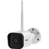 Vimar 14654.71 Plana Placca 4 moduli in Vimar 46301.D4 Telecamera Bullet IP Wi-Fi 4 MP IP65 Visione Notturna | Telecamera Bullet Wi-Fi 2K 4 MP, IP65, visione notturna a colori fino a 30 m, rilevamento persone e app VIEW Camera