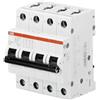 ABB S200 M UC - Interruttore di corrente tipo C, polo 4, 6 A, 400 V, capacità di spegnimento 10 kA, sistema Pro M Compact