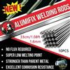 10 Pieces1.2.4m Soluzione Saldatura Flux-Cored Canne Alluminio Filo Brasatura