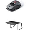 MOVA 1000 + Garage Combo, Dreame Robot tosaerba configurazione senza fili, mappatura 3D-LiDAR 1.000 m², superamento ostacoli intelligente, controllo via app, ruote fuoristrada, taglio a U