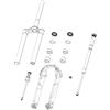 SRAM Rockshox Spare Front Suspension Internals Right Assembly Tk 30 Gold Tk 2627.5,29