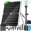 FEOXSHAL Pompa solare per laghetto, pompa a fontana solare da 20 W con portata di 1325 l/