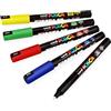 Posca Uni-Ball Posca PC-1MR Set di 5 pennarelli a vernice dai colori base con pun