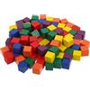 VILLCASE 100 Pezzi Cubi di Legno Colore di 1 cm Blocchi Di Costruzione DIY P