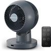 Rowenta Turbo Swift Compact, Ventilatore da Tavolo Silenzioso a 3 Modalità e 12