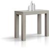 PAZZO DESIGN Tavolo Consolle Allungabile Nancy, Olmo Perla, Fino A 12 Olmo Perla