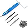 QWORK Kit di riparazione filetti Helicoil M3 x 2D acciaio inossidabile In