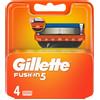 Gillette Fusion5 Lamette di Ricambio per Rasoio da Uomo (4 lamette)
