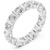 Anello Unisex Full Eternity Senza Tempo Diamante Naturale Certificato 3,3Ct O...