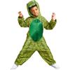 amscan 9908805 - Costume intero con cappuccio coccodrillo/alligatore per bambini per la Giornata mondiale del libro, età: 8-10 anni
