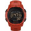 NORTH EDGE Smartwatch da uomo e da donna, orologio sportivo, doppio tempo, contapassi