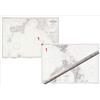 Istituto Idrografico della Marina. 2 PEZZI. IIM 5/D + IIM 42/D AR Carte Nautiche