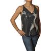 8PM Donna canotta in paillettes nero