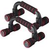 FIZYO Maniglie per Flessioni Parallettes - Push Up Bars Antiscivolo con Im Rosso