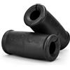 Yes4All Grip per Bilancieri e Manubri ( Diametro esterno 5,6cm) - Impugnatu Nero