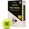Dunlop Sports DUNLOP Pro Padel Balls - Palline da padel per competi Taglia unica 2 x 3 palloni