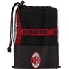 AC Milan Asciugamano in Microfibra Multiuso, per Spiaggia, Viaggio e Sport, Prodotto Ufficiale
