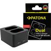 PATONA Caricatore Doppio USB-C per Leica BP-SCL4 & BP-SCL6 - carica 2 batterie c