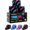 SPORTTAPE 3 rotoli nastro pollice sollevamento pesi | CrossFit, adesivo ant Nero
