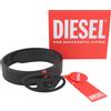 Diesel B-1DR W Rev II Cintura Donna 90 CM Nera In Pelle Di Cammello Reversibile
