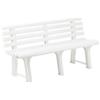 Ipae Progarden PANCHINA ORCHIDEA PROGARDEN - PP BIANCO CM 145X49 H.CM 74