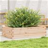 vidaXL Fioriera da Giardino 90x60x23 cm in Legno Massello di Pino