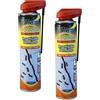 Sandokan, 2 Insetticida Spray Formiche da 400ml con Cannula di Precisione, Spray