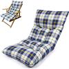 Marvin Cuscino Per Poltrona Sedia Sdraio Relax Giardino Esterno Tessu Blu/Giallo