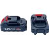 Batteria Compatibile 24 V Batteria 24 V Compatibile Motosega Sega Idropulitrice Decespugliatore Trapano ec