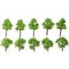 10 PC 4CM Modello Alberi Ferrovia Layout/Scenario Plastica Scala Scena Decor Di