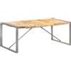 vidaXL Tavolo da Pranzo 200x100x75cm in Legno Massello di Mango Grezzo
