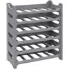 MA MAISON Set Cantinetta Vino Portabottiglie - in Plastica, Eleganti, Argento 6