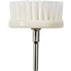 White Soft Drill Powered Brush Spazzola Morbida Alimentata Auto Interno Gambo 6mm Diametro Bianco + Metallo