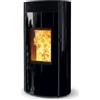 Caminetti Montegrappa Termostufa a Pellet Autopulente MW28 Wi-Fi Cuma Glass Caminetti Montegrappa