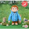 SEGA Curious George LL Peluche Hoodie Raro SEGA Blu 2026 38cm 14.96"