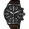 Citizen Orologio Cronografo CITIZEN CA0695-17E Quadrante Nero Cinturino Pelle Uomo...