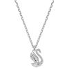 Swarovski Collana Swarovski Iconic Swan 5754347 necklace Cigno Cristalli Rodio Pendente