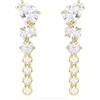 Swarovski Orecchini Swarovski Mesmera 5747936 Earrings Cristalli Pendenti Dorato