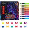 12 Colori Truccabimbi Fluorescenti UV, Kit Body Painting Lavabile per Viso E Cor