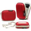 Navitech Red Case For The Sony DSCW830 20.1 MP Camera