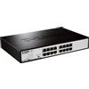 D-Link DGS-1016D/E switch di rete Non gestito Nero, Metallico