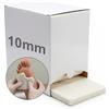 KMINA Feltro Adesivo Podologico in Rotolo 10 mm, 2 m x 10 cm, Semirigido | Ritagliabile per lo Scarico della Pressione del Piede, Morbido al Tatto, Lana e Viscosa Rayon, su Prominenze Ossee, Monouso