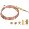 Kit Termocoppia 1 x Termocoppia 5 x Dadi Adattatore per Stufe a Gas Pozzi Fuochi