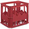 Stefanplast Bottle Cassetta Porta Bottiglie 12 Posti 40X30X35, Plastica, Marrone