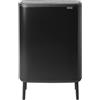 Brabantia Pattumiera, Metallo, Nero Opaco, 2 x 30 L 2 secchi Matt Black